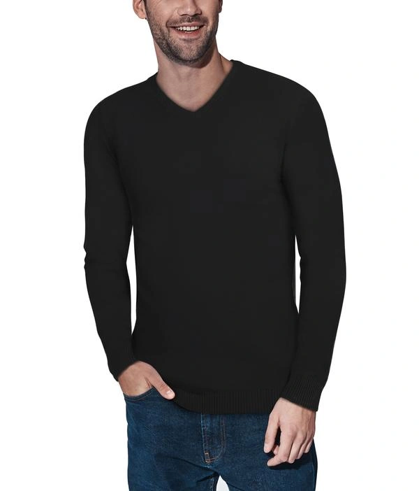 XRAY Homme Pull Col V Noir : Élégance discrète et confort absolu pour un look impeccable !